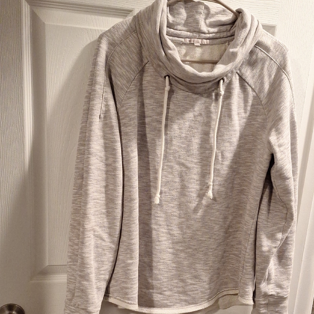 GAP Light Gray Cowl Neck Sweater